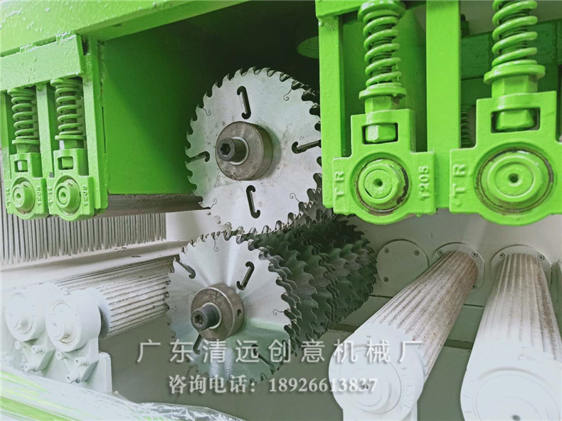 3060F多片鋸機(jī)型鋸片采用超薄鋸片，出材率高達(dá)80%以上