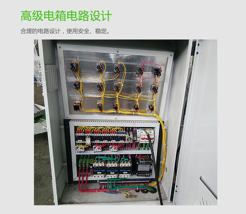 多片鋸降溫除塵系統(tǒng)，使鋸片不會長時間在高溫下工作，延長鋸片的壽命，減少粉塵。