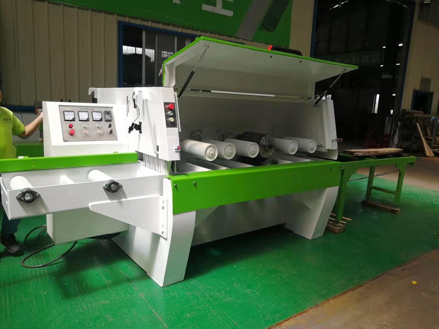 重型方木多片鋸智能調(diào)速，送料順暢,鋸銷均勻、順暢
